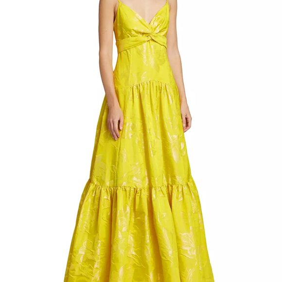 Silvia Tcherassi - Michelle Knotted Taffeta Dress - Picture 3 of 4